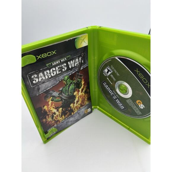 Army Men: Sarge's War (Microsoft Xbox, 2004) Complete In Box - Picture 2 of 8